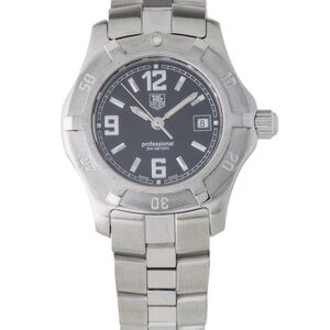 Tag Heuer Professional Black Dial Silver Watch